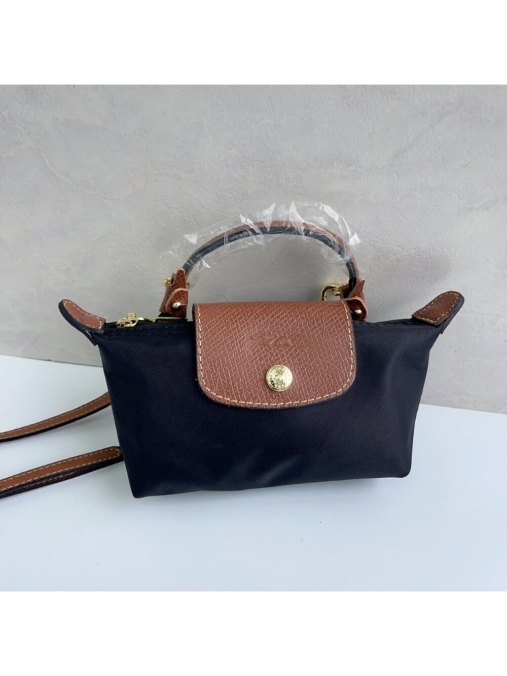 Longchamp Black Mini Crossbody Bag